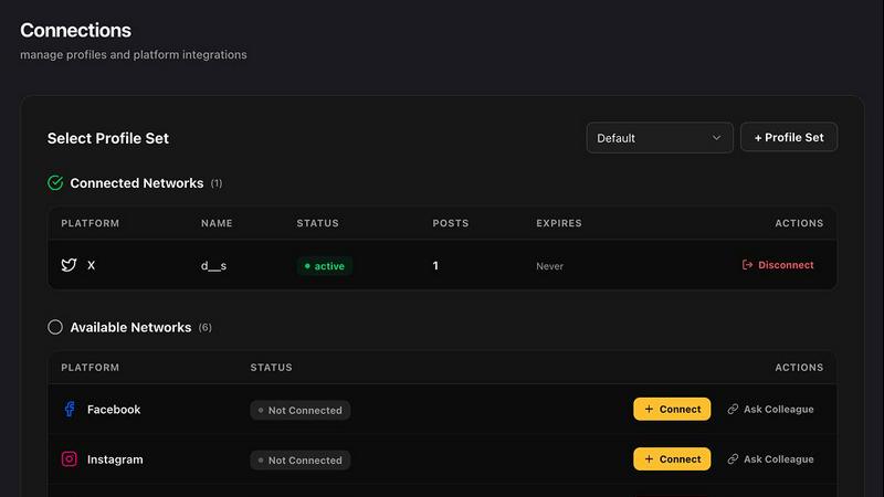 Postproxy application interface and features