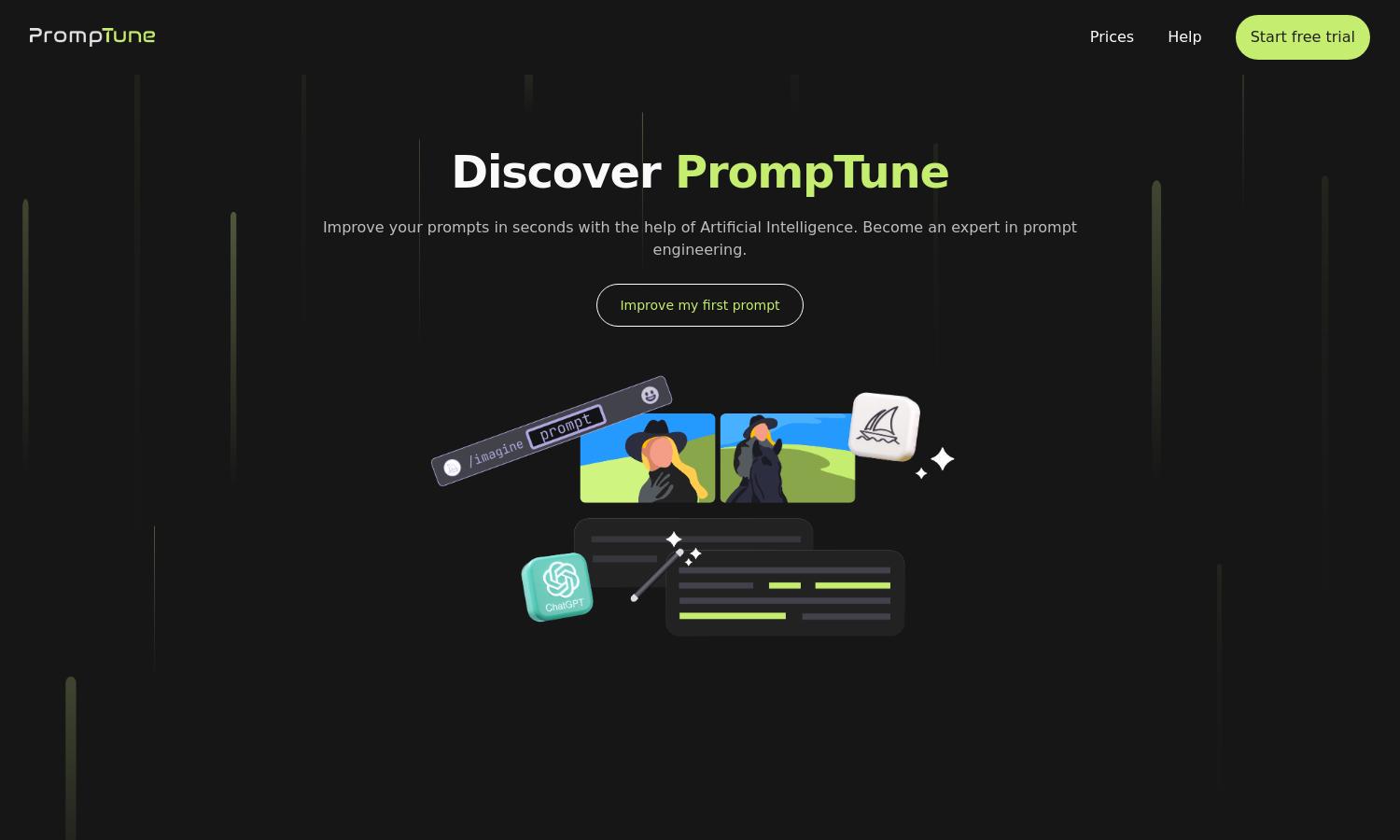 PrompTune Website