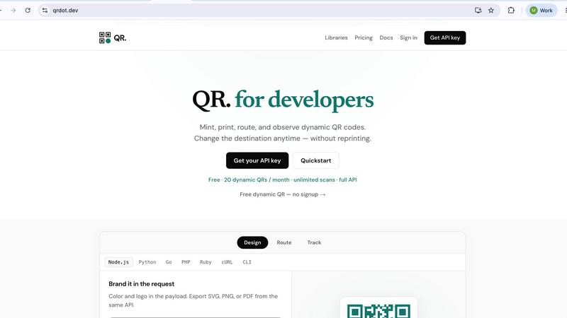 QR. screenshot