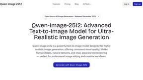 Qwen Image 2512 - AI tool for productivity
