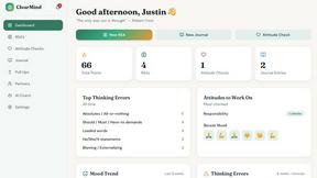 ClearMind AI - product for Personal Development
