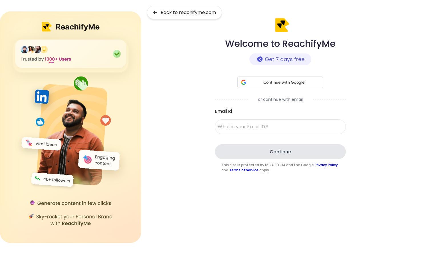 ReachifyMe Website