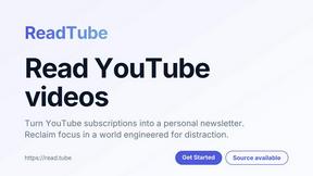 ReadTube - AI tool for Productivity & Management