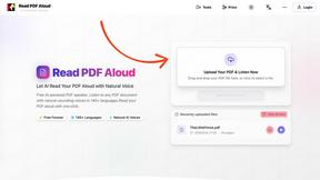 Read PDF Aloud - AI tool for productivity