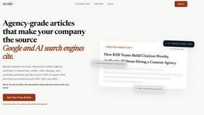 Recala - AI tool for SEO