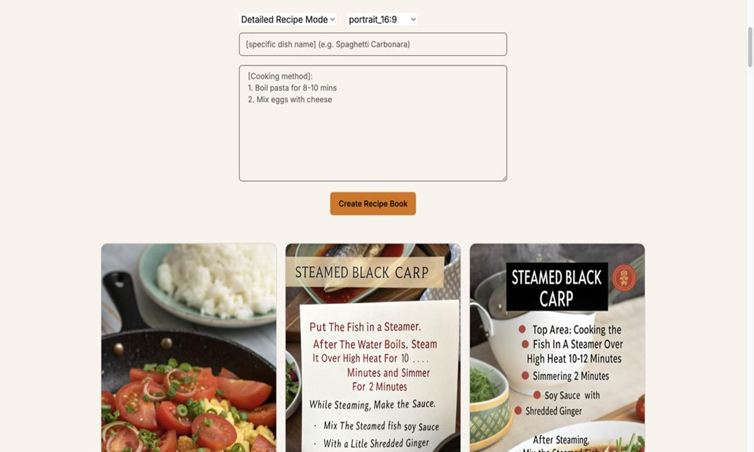 Recipe Book Website