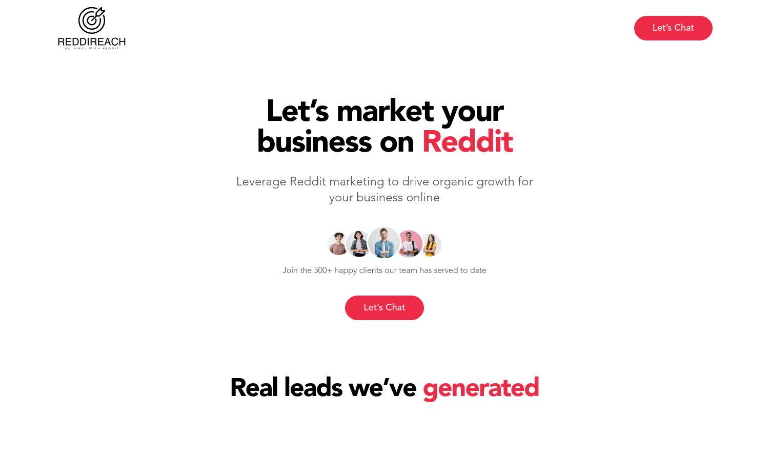 ReddiReach Website