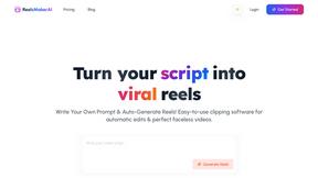 ReelsMakerAI - AI tool for productivity