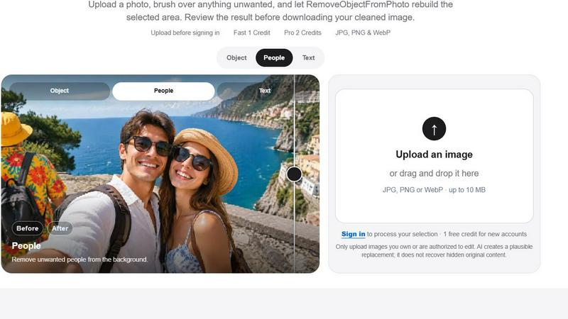 RemoveObjectFromPhoto screenshot