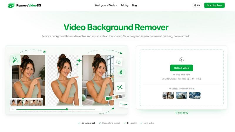 RemoveVideoBG screenshot