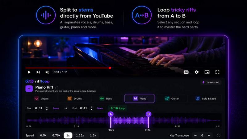 Riffloop screenshot