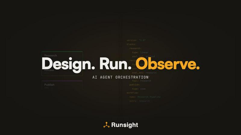 Runsight application interface and features