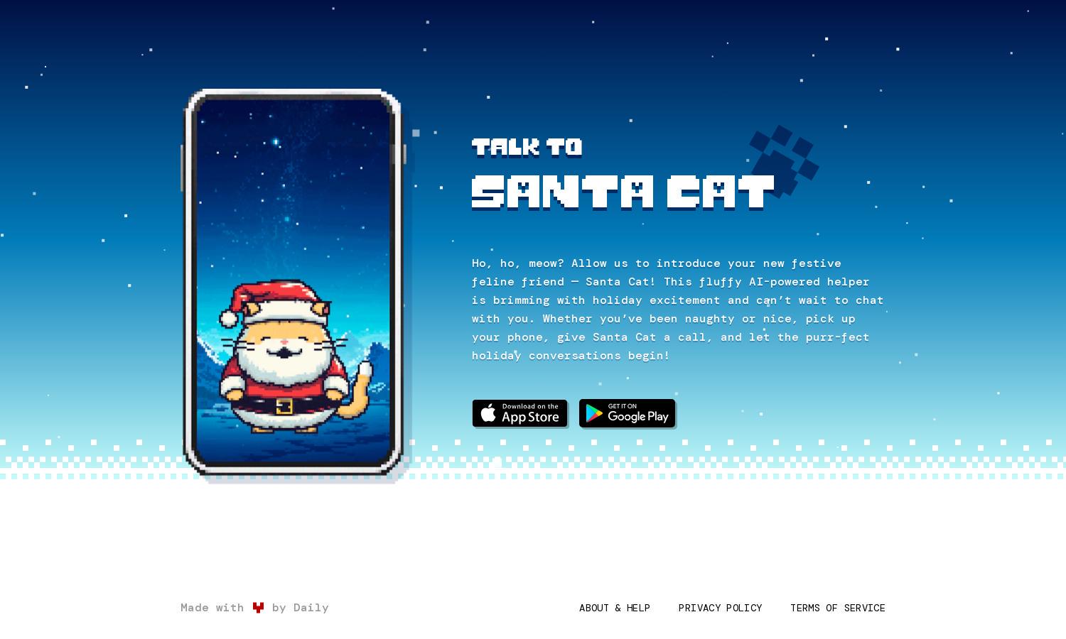 Santa Cat Website