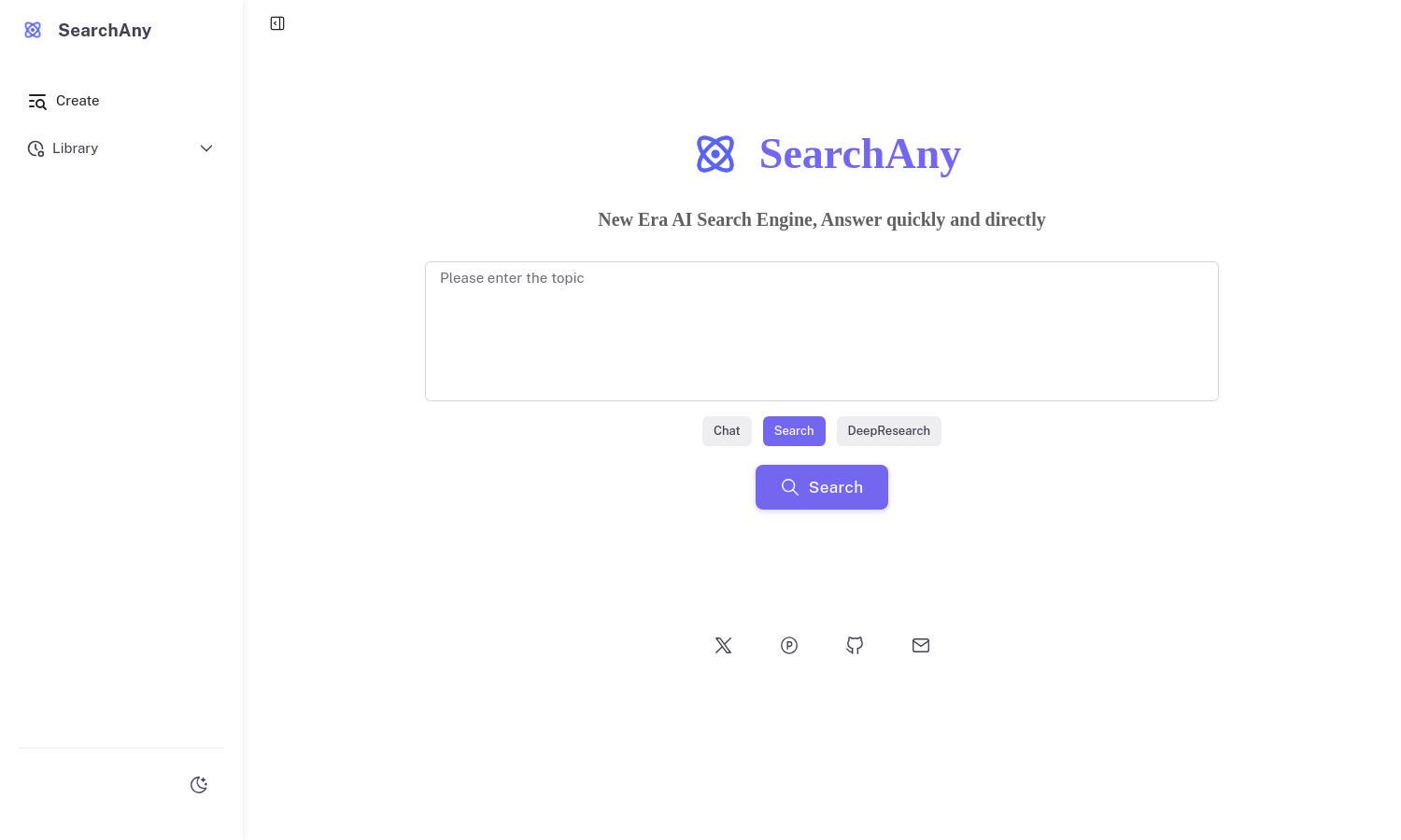 SearchAny Website