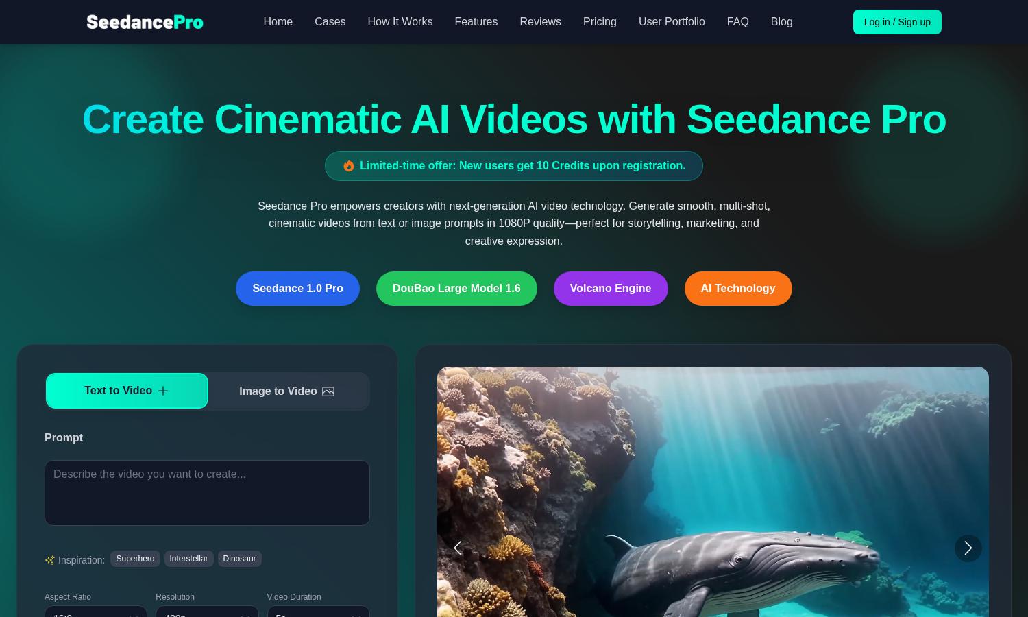 SeedancePro Website