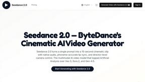 Seedance 2.0 - AI tool for Video