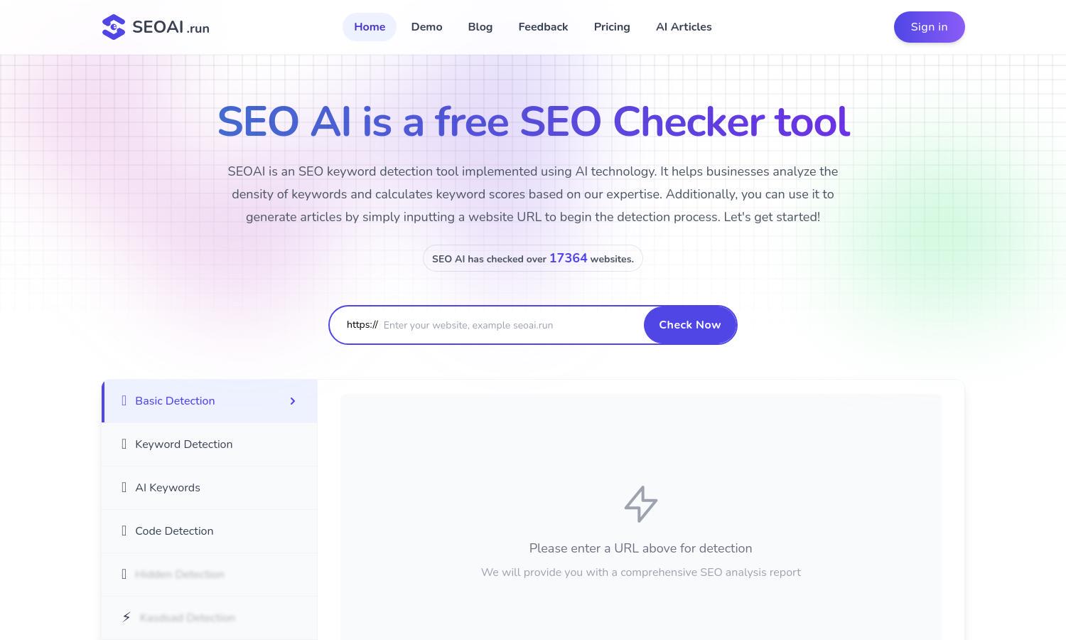 SEO AI Website