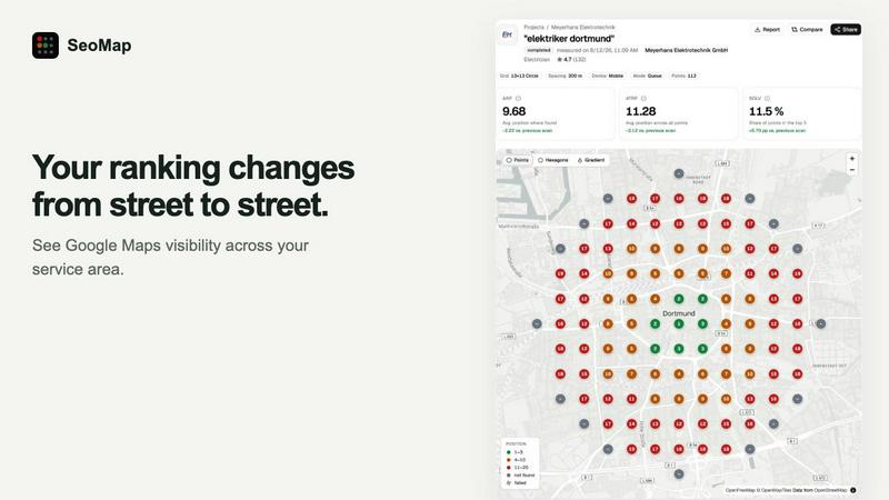 SeoMap screenshot