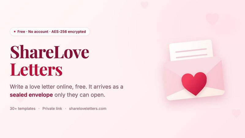 ShareLove Letters screenshot