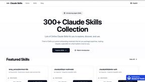 Claude Skills - Online Marketplace - AI tool for productivity