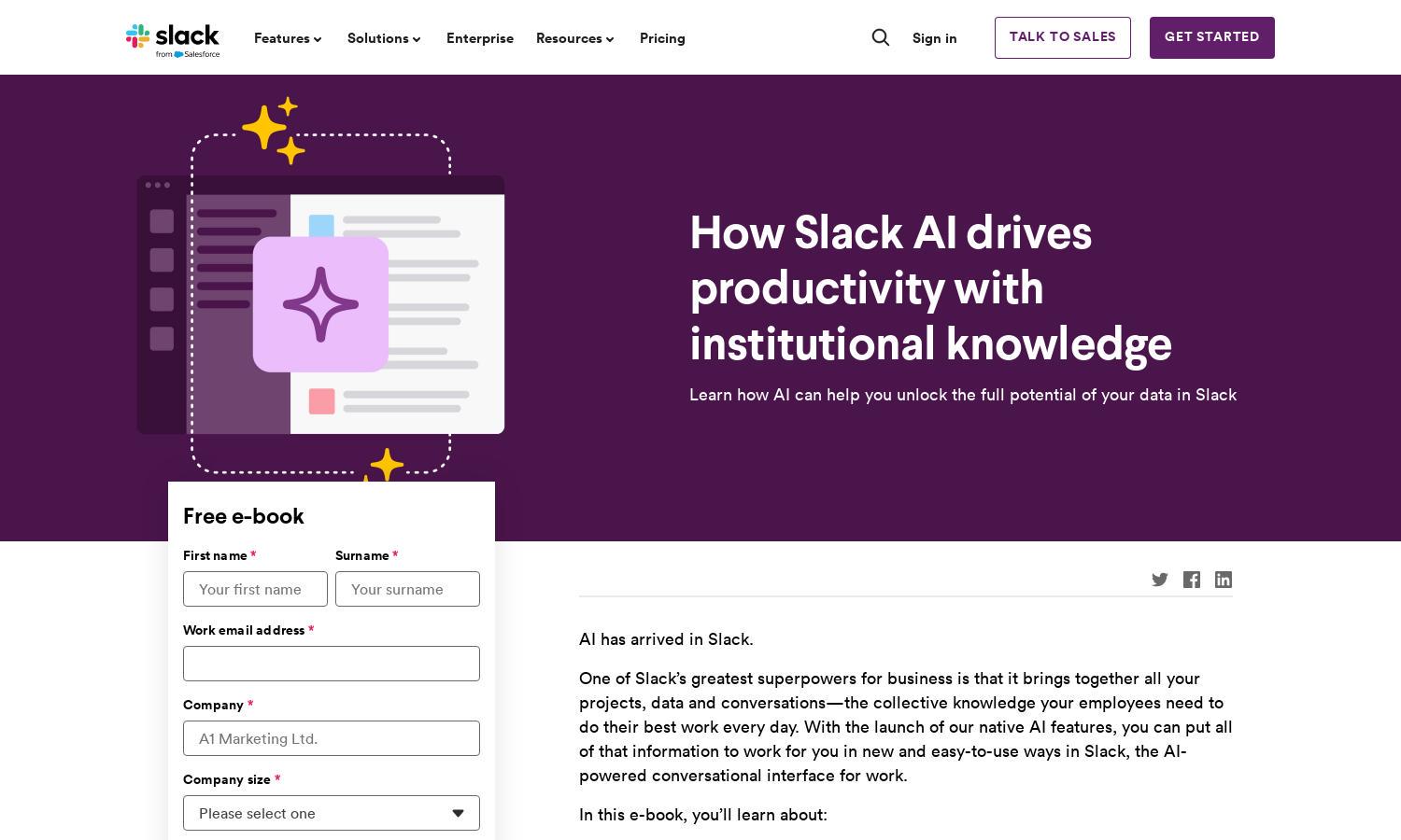 Slack Website