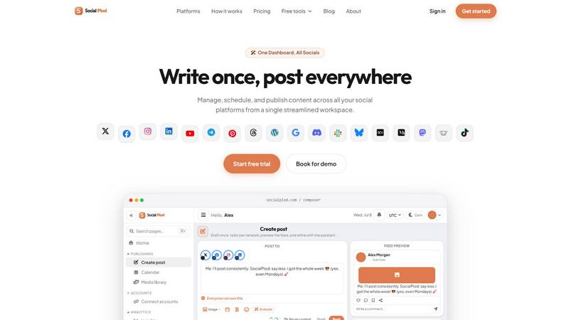 socialplod screenshot