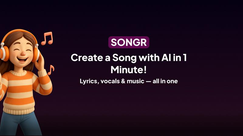 Songe application interface and features