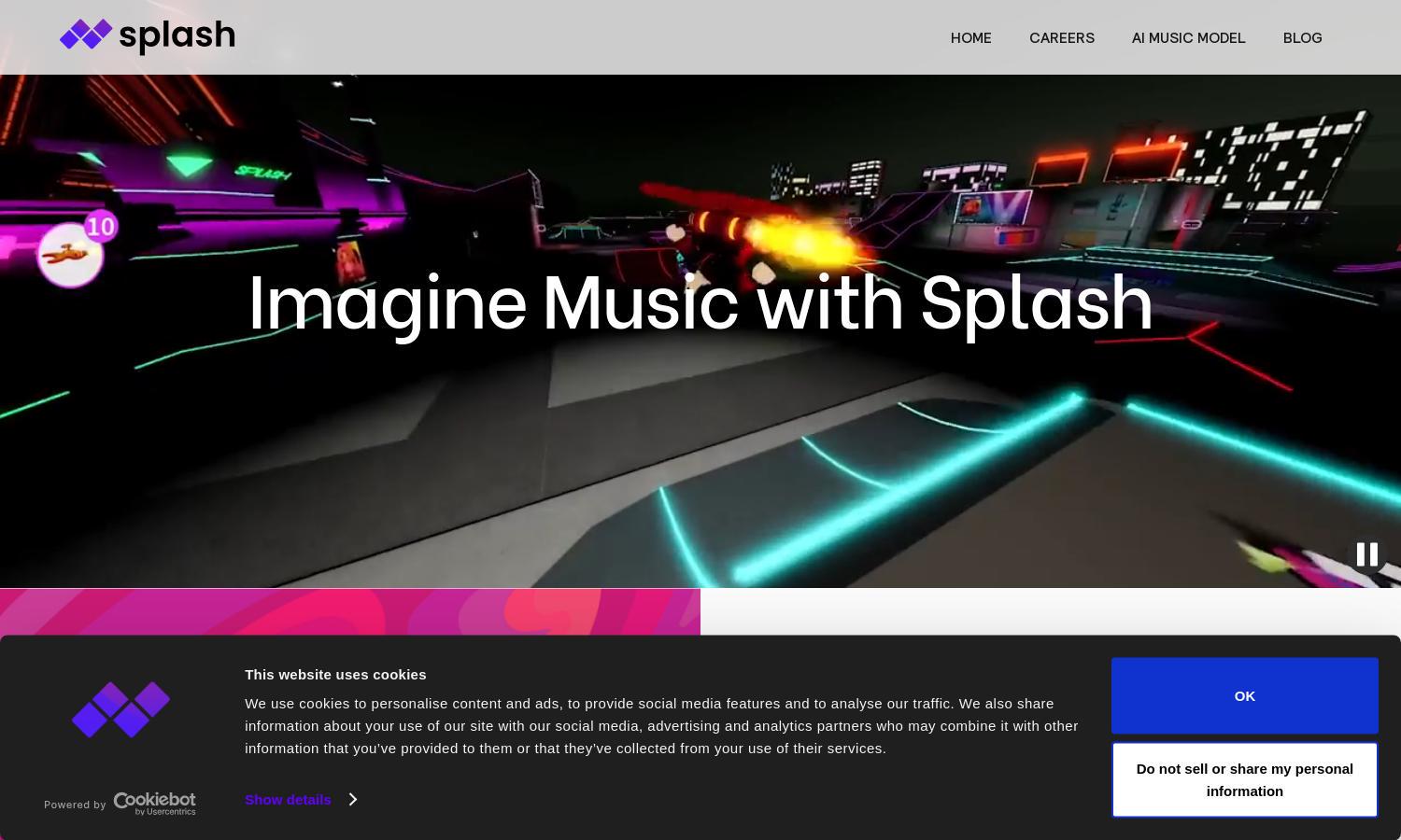 Splash Website