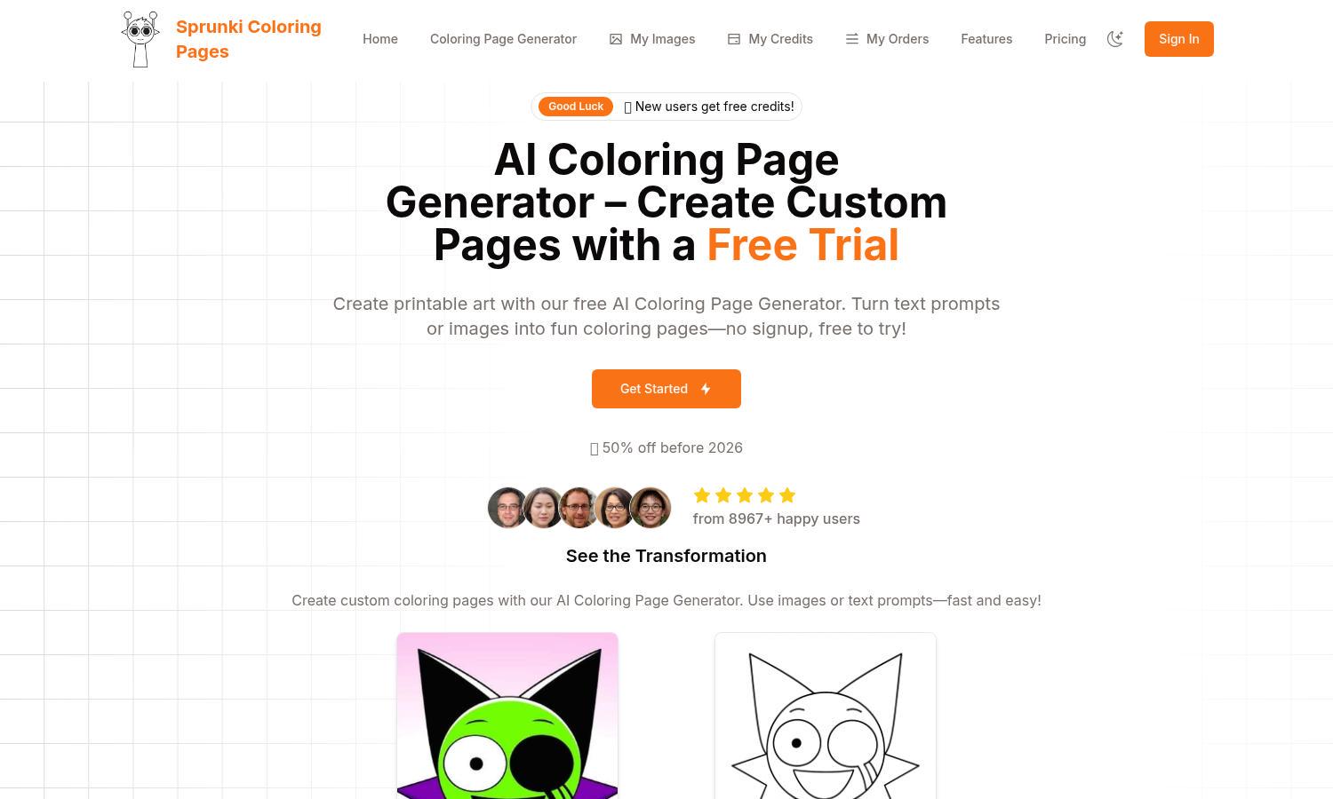 Sprunki Coloring Pages Website