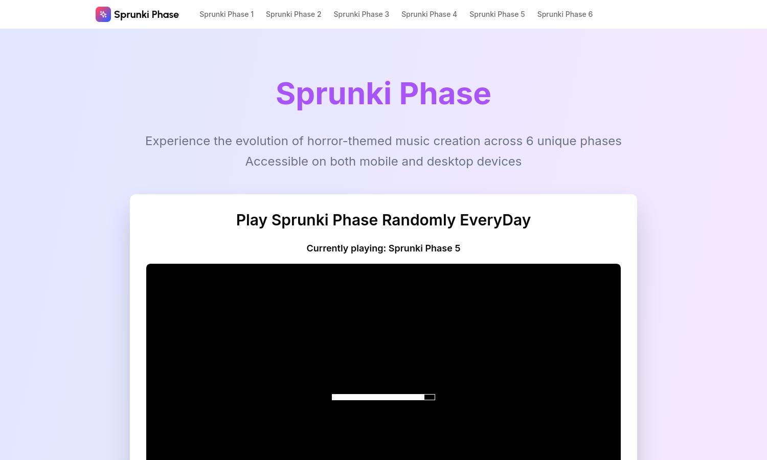 Sprunki Phase Website