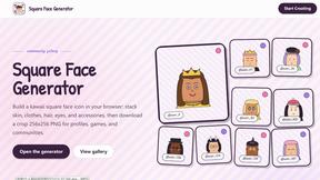 Square Face Generator - AI tool for Design Tools