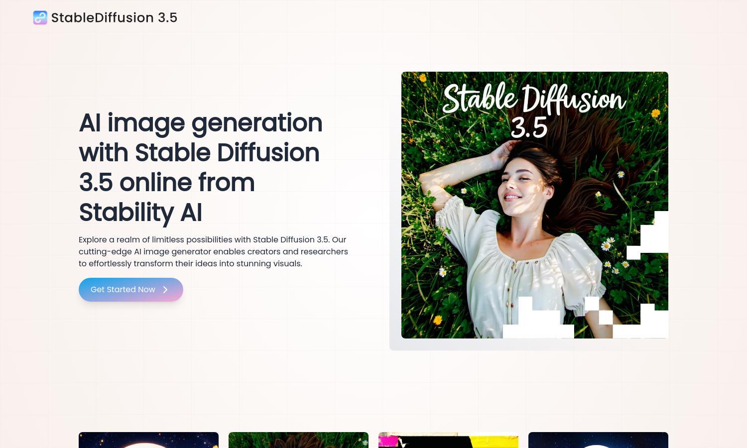 Stable Diffusion 3.5 Website