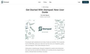 Stempad Website