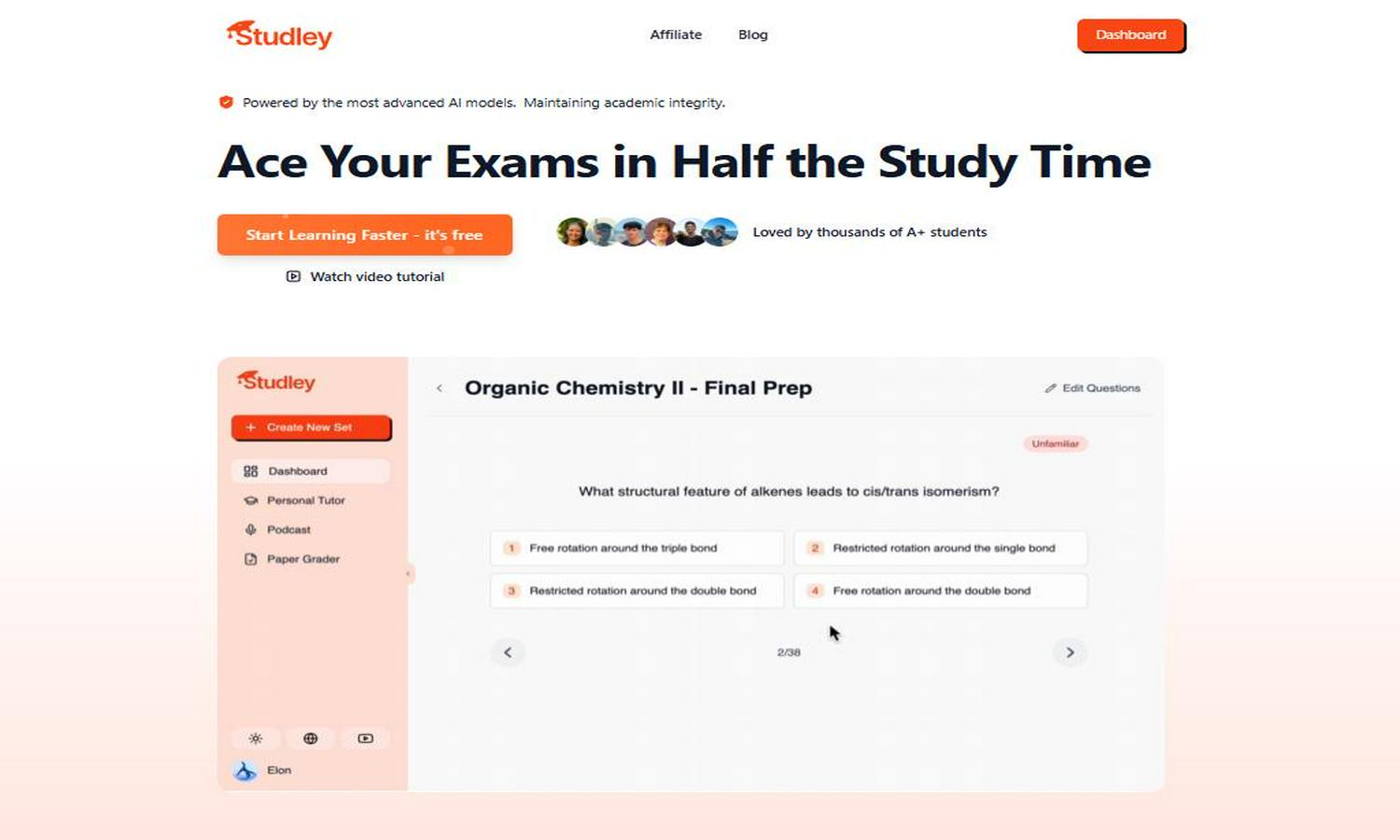 Studley AI Website