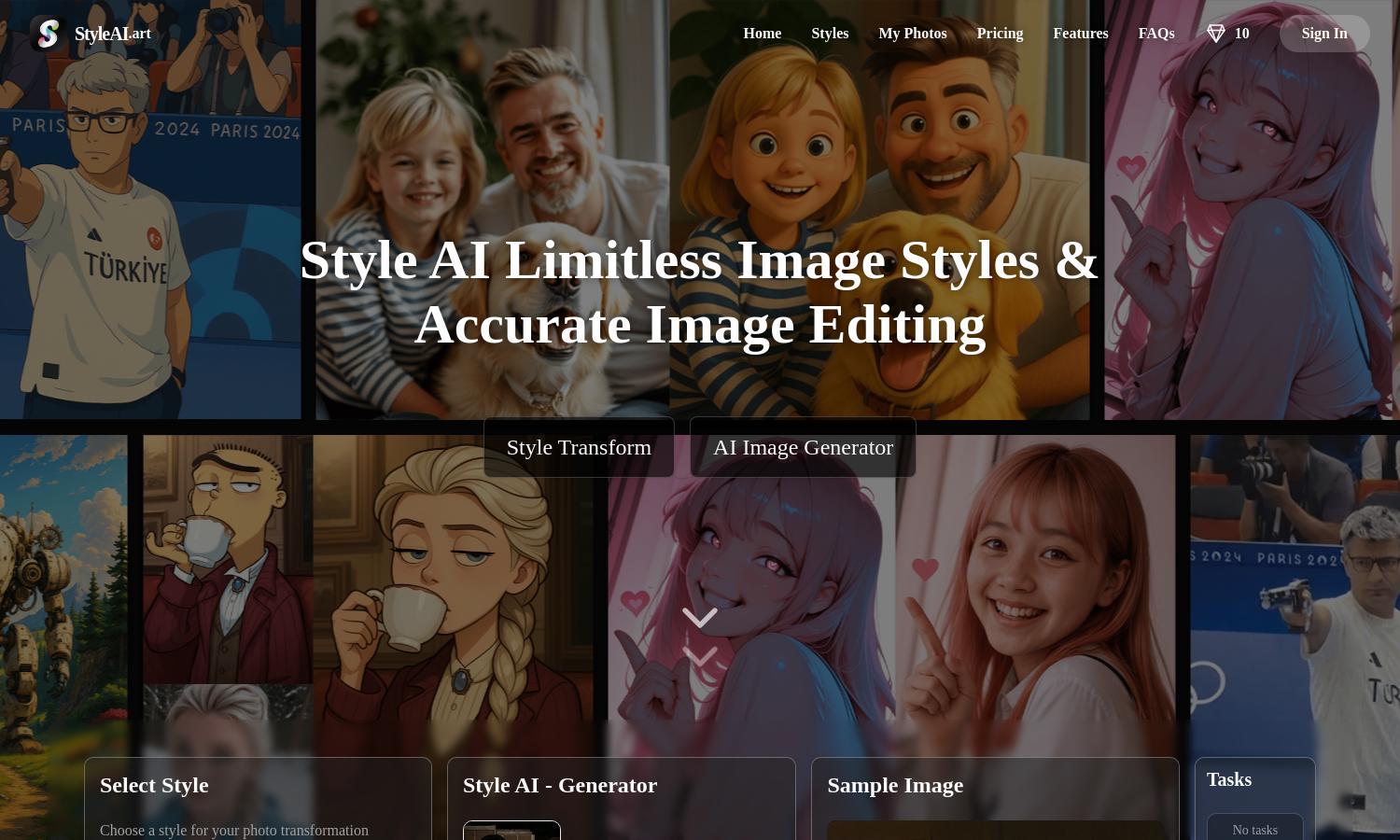 Style AI Website