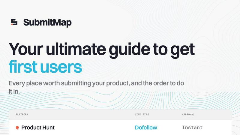 SubmitMap screenshot