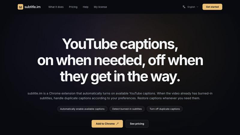 subtitle.im screenshot