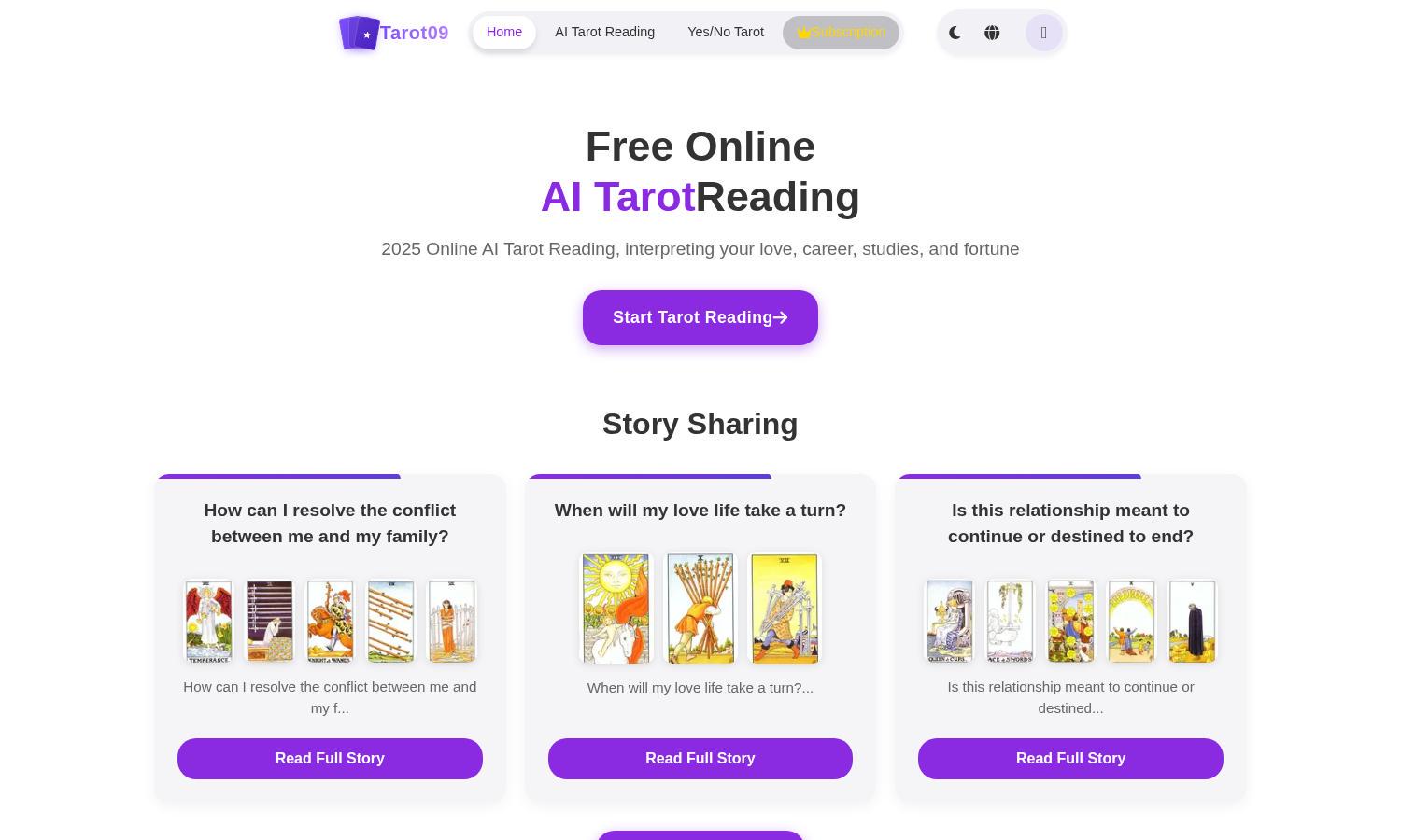 tarotdreamhub Website