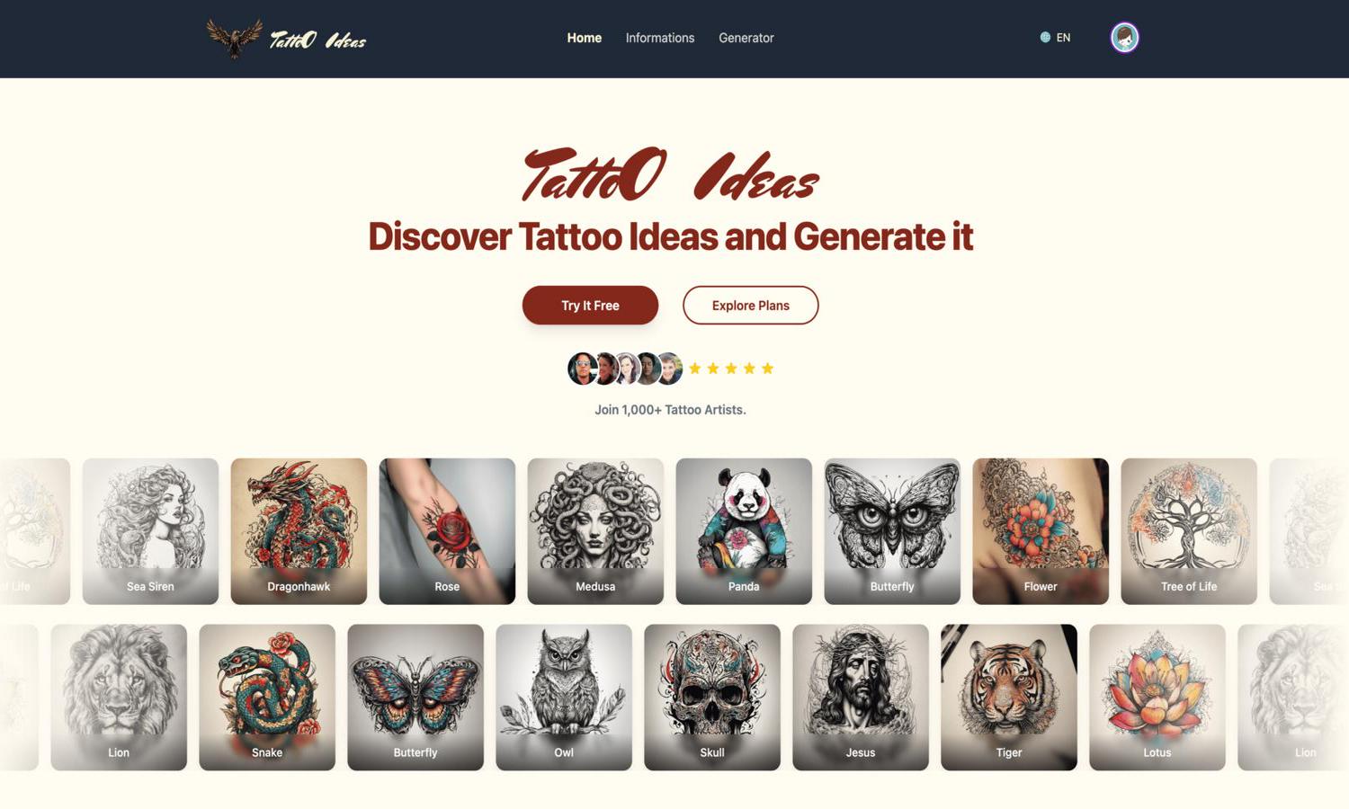 Tattoo Ideas Website