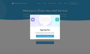 TCube Mass Mail Website