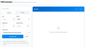 TDEE Calculator - AI tool for Health