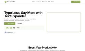 Text Expander Website
