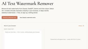 AI Text Watermark Remover for Claude