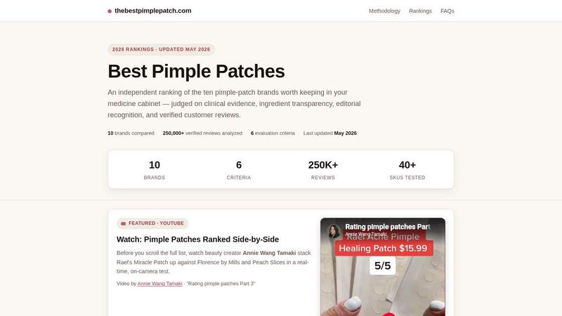 The Best Pimple Patch application interface and features