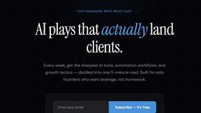 The Founder Drop - AI tool for Business & Finance