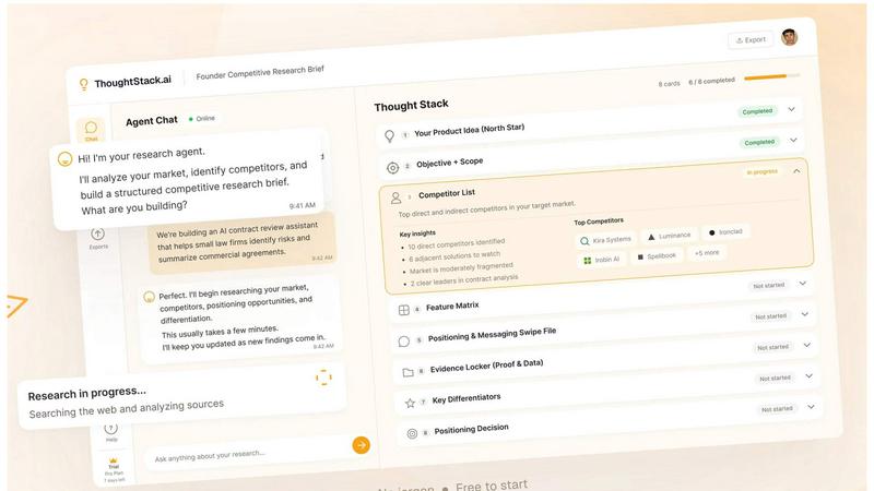 ThoughtStack.ai screenshot