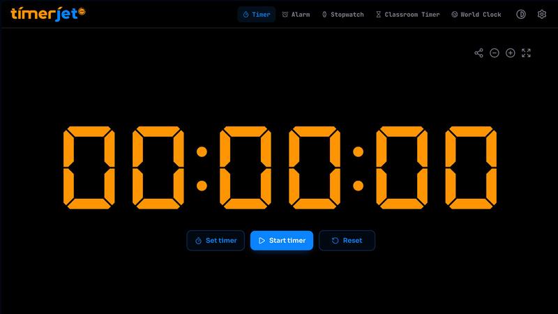 TimerJet screenshot