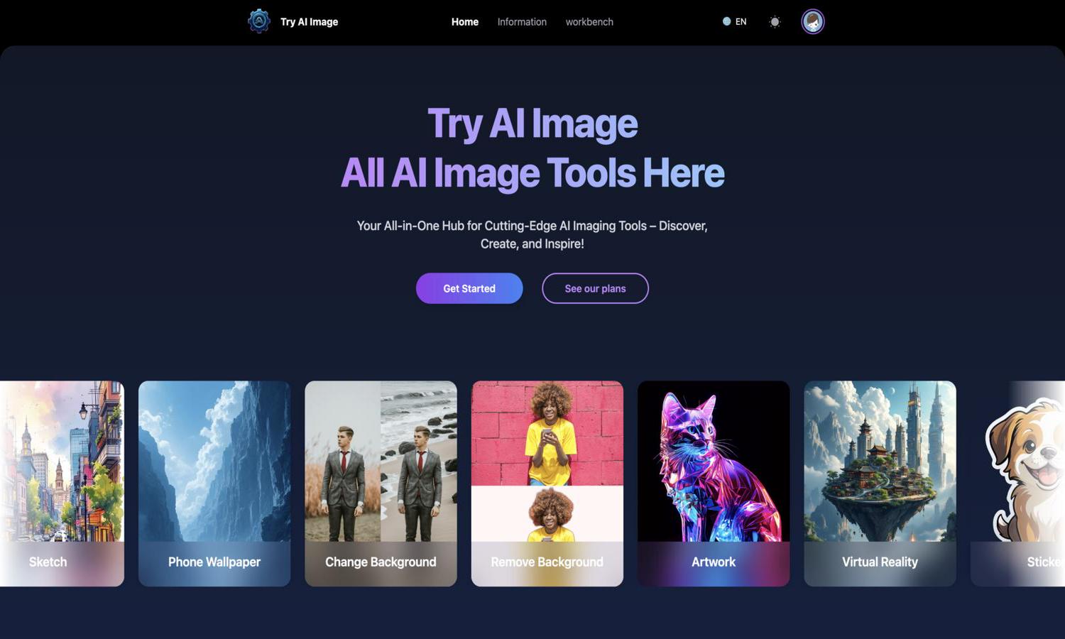 Try AI Image Website