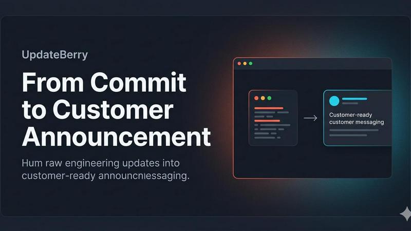 UpdateBerry application interface and features