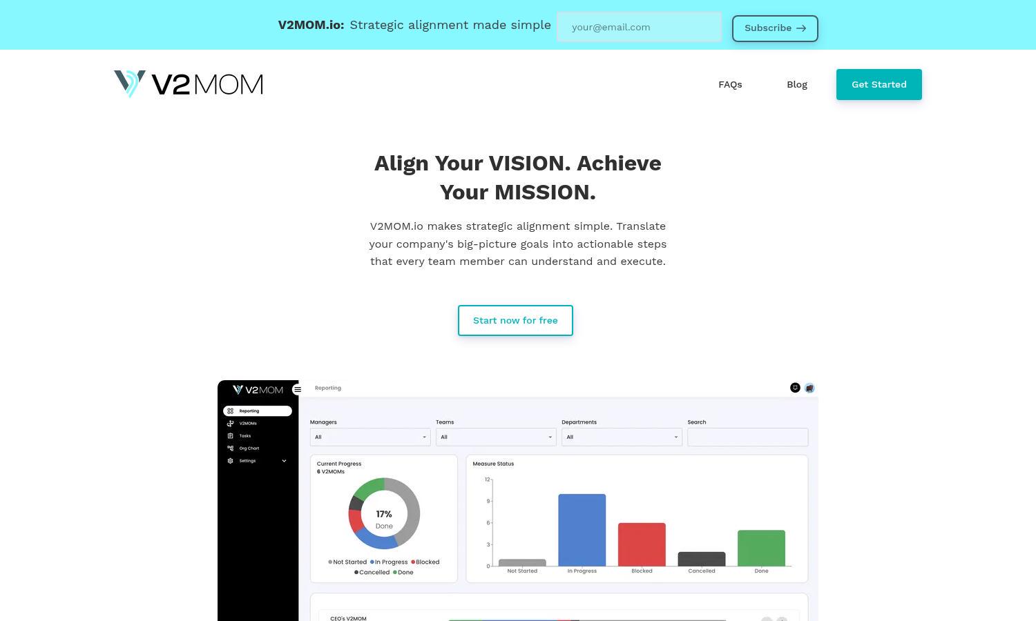 V2MOM.io Website